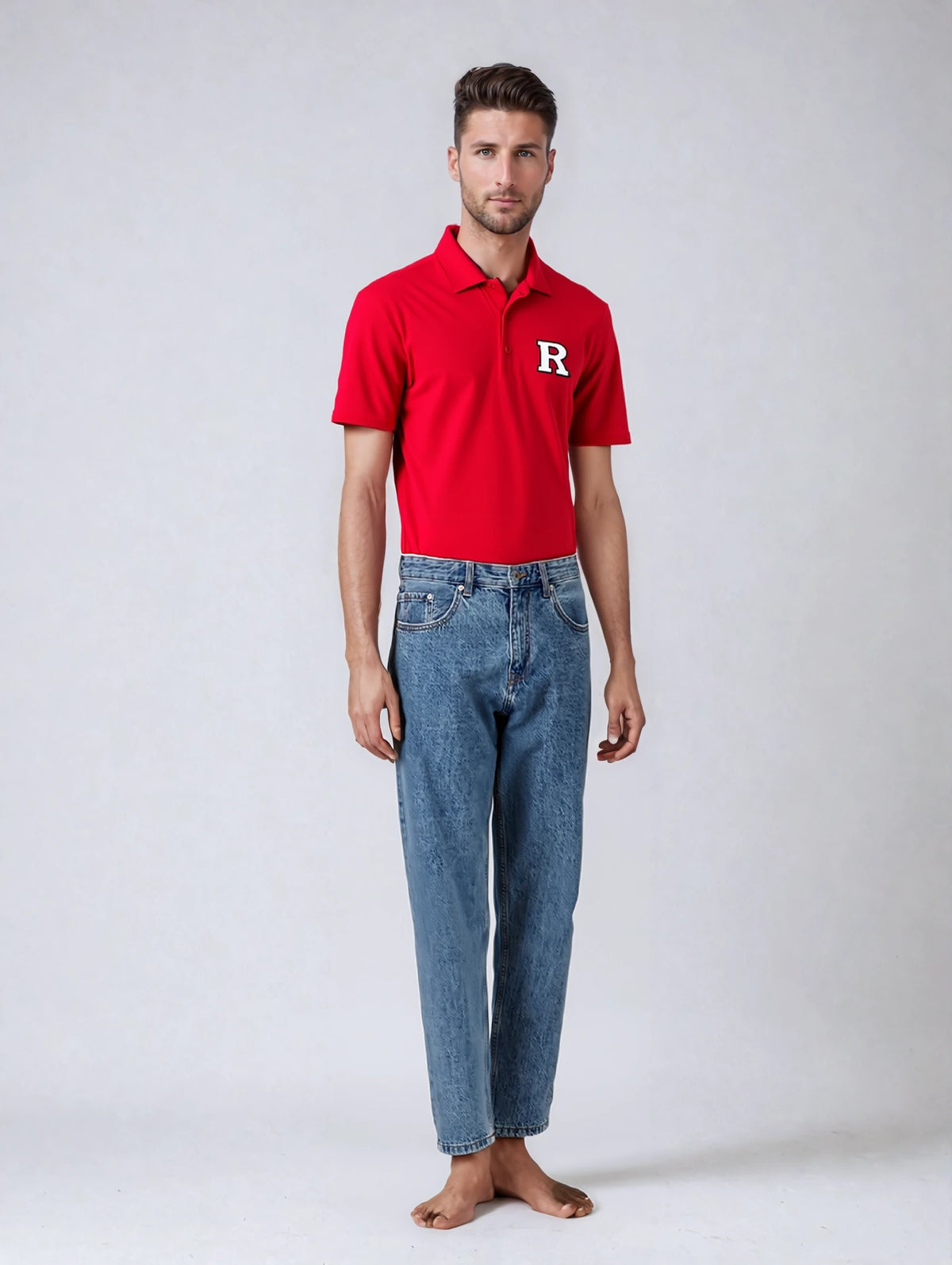 Embroidered Nike "R Bar" Polo