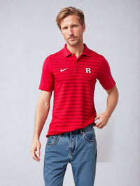 Official Sideline Embroidered Nike "R Bar" Striped Polo