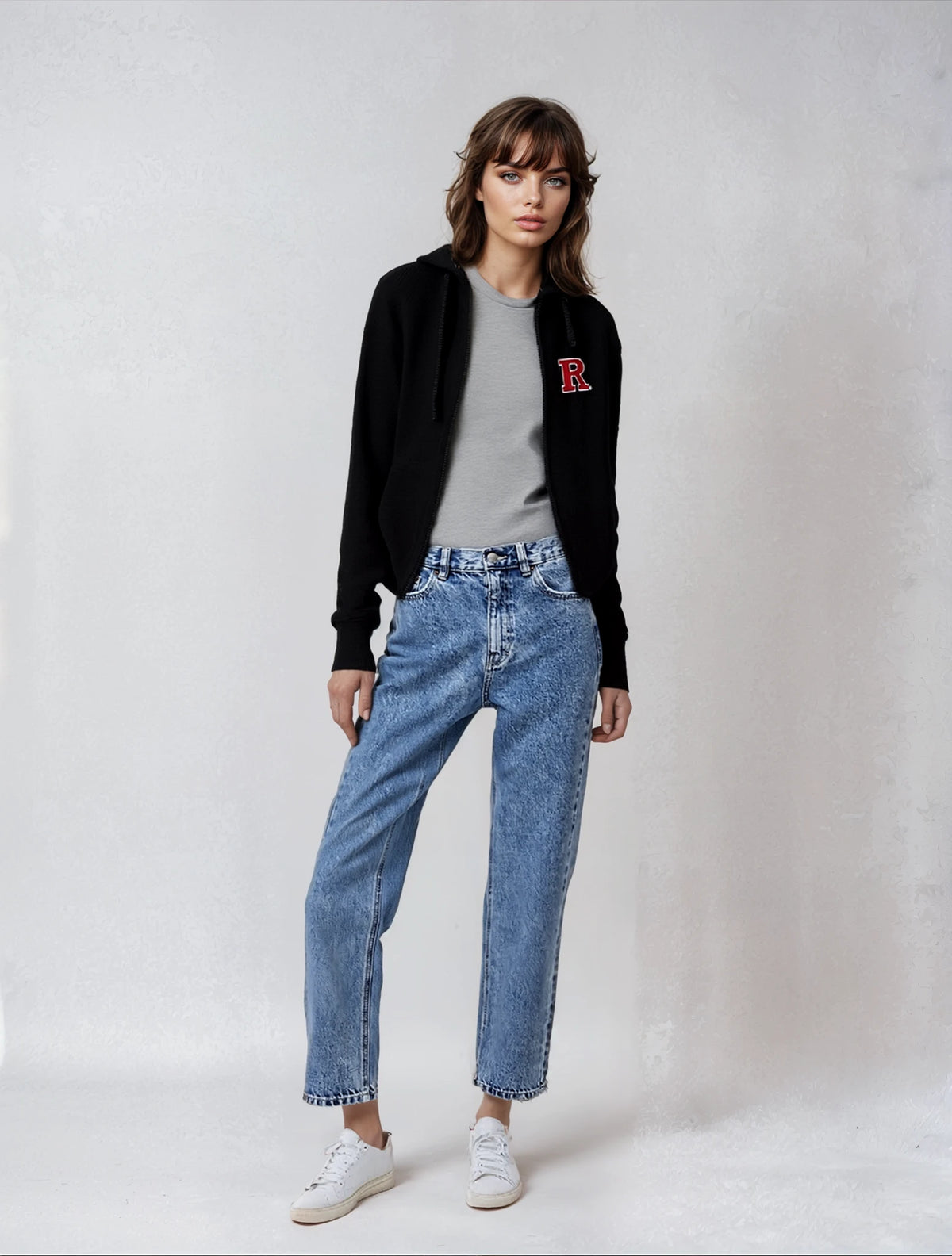 Embroidered Nike "R Bar" Full Zip Jacket