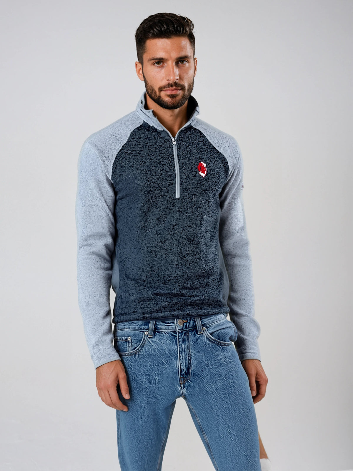 Vintage Heather Quarter Zip Fleece