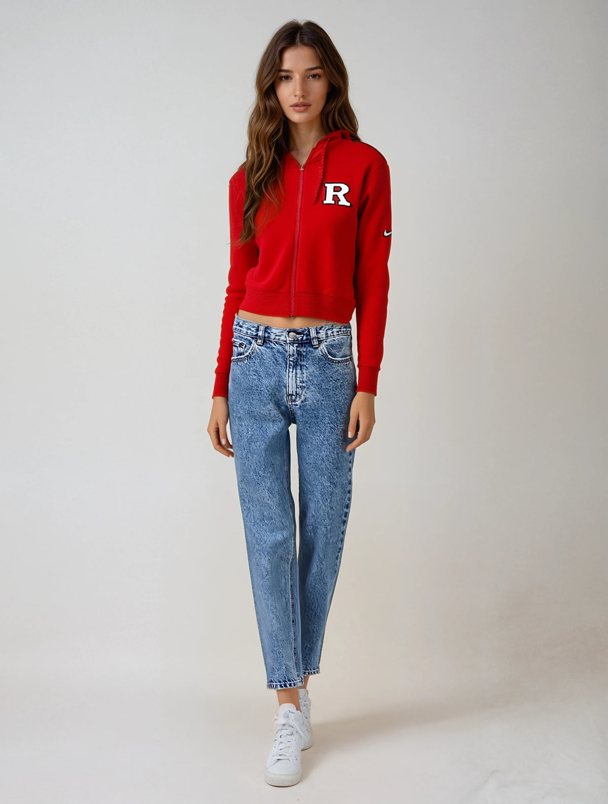 Embroidered Nike "R Bar" Full Zip Jacket