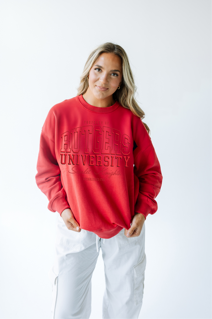 Sanders Shadow Lantern Sleeve Crewneck