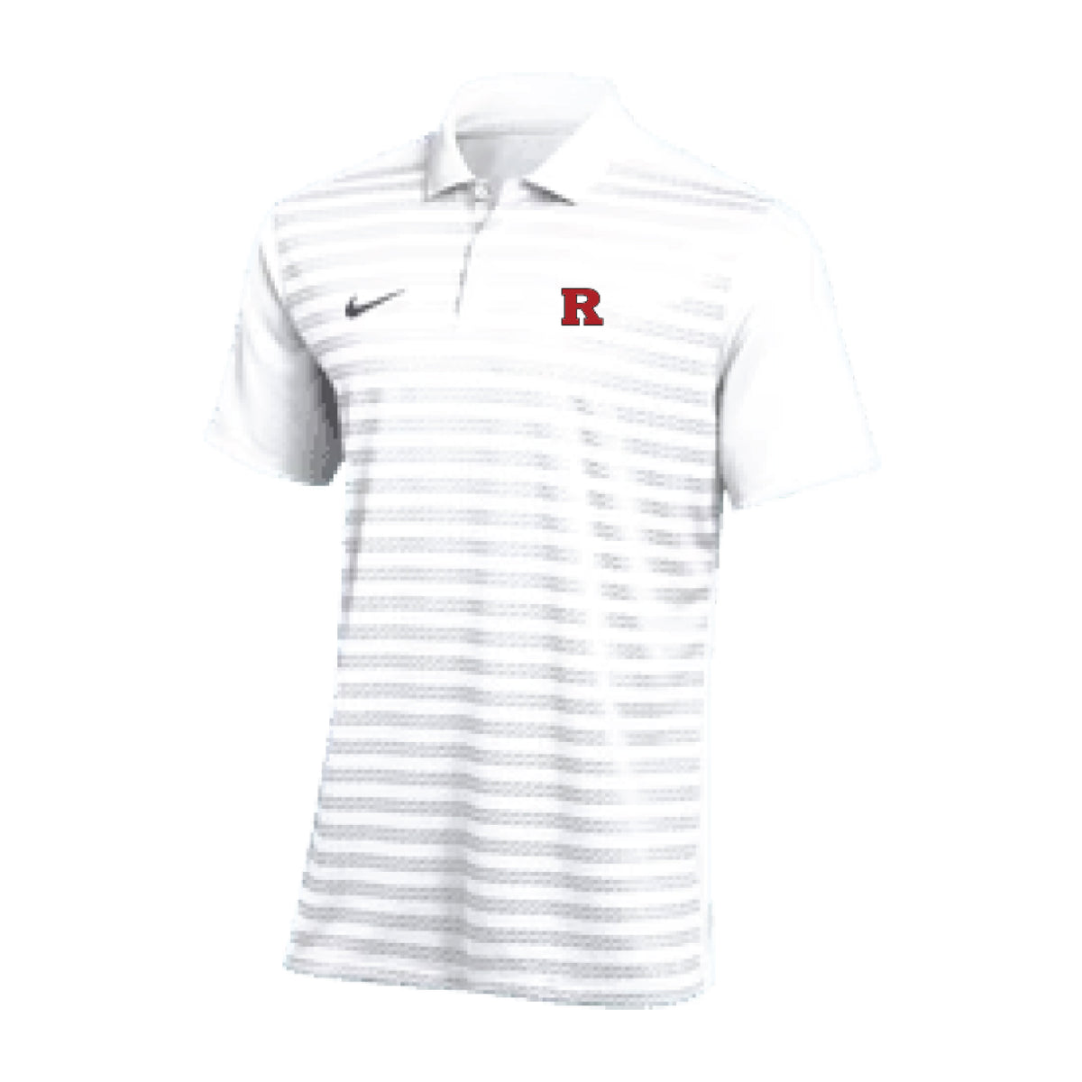 Official Sideline Embroidered Nike "R Bar" Striped Polo