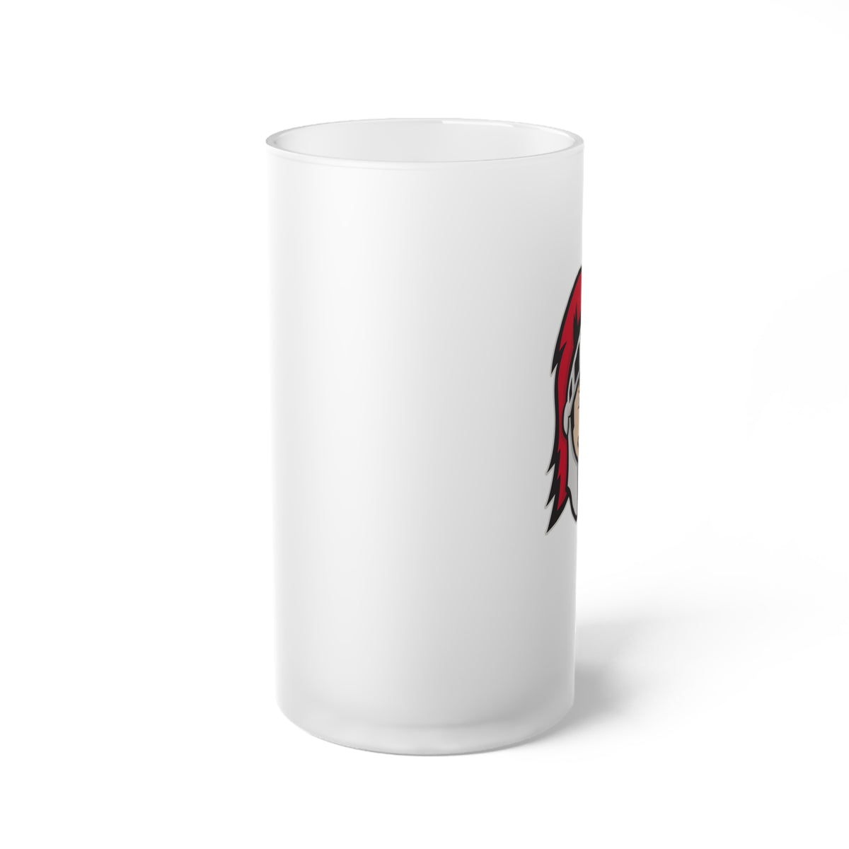 Frosted Glass Beer Mug Printify rutgers merchandise and apparel