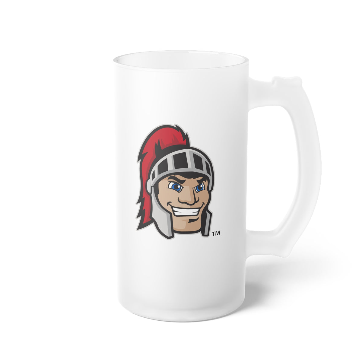 Frosted Glass Beer Mug Printify rutgers merchandise and apparel
