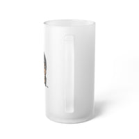 Frosted Glass Beer Mug Printify rutgers merchandise and apparel