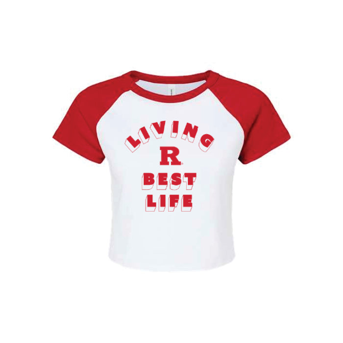 Women's Living R Best Life Crop Top