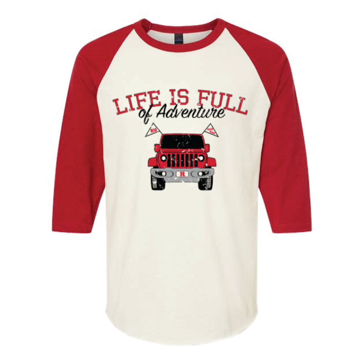 Life is Full of Adventure Raglan T-Shirt