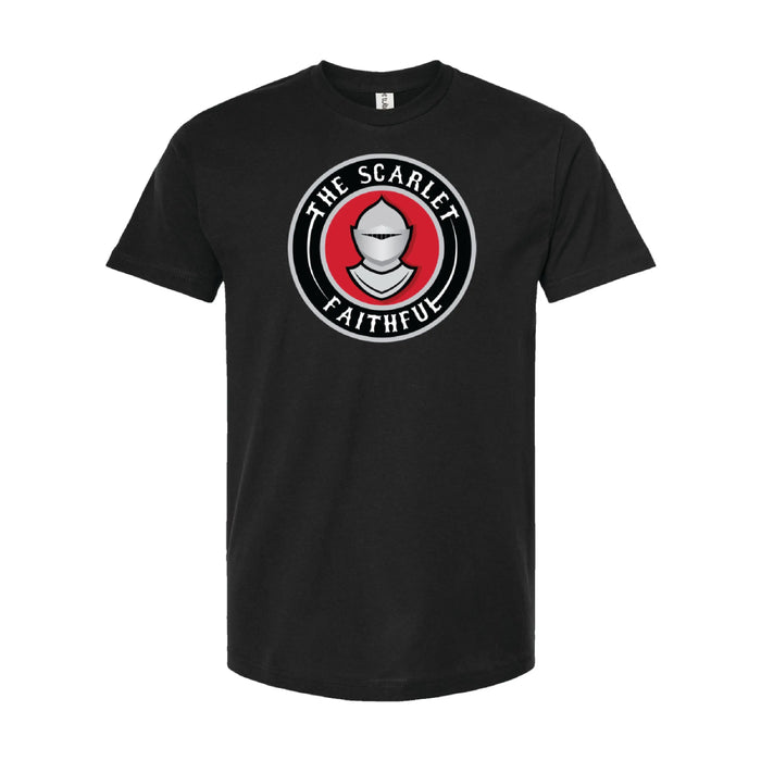 Scarlet Faithful Logo T-Shirt My Store rutgers merchandise and apparel