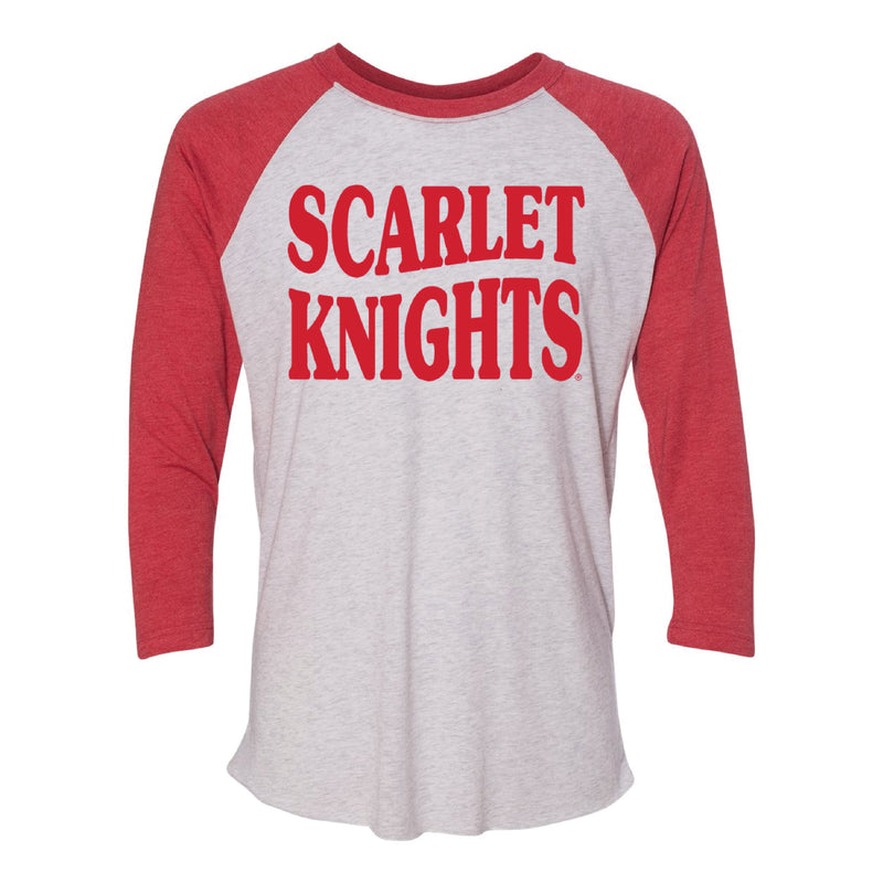 Scarlet Wave Baseball T-Shirt