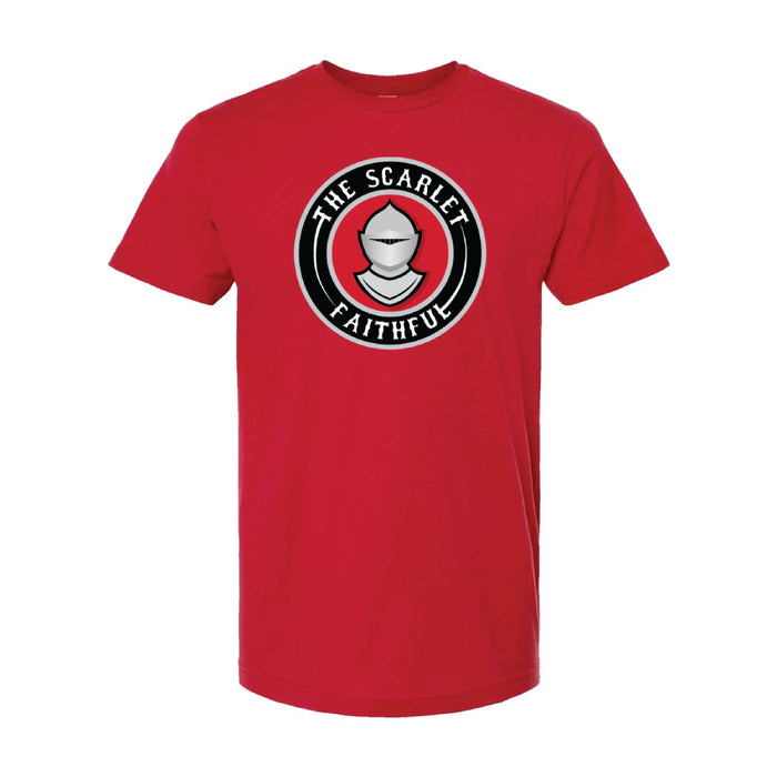 Scarlet Faithful Logo T-Shirt My Store rutgers merchandise and apparel