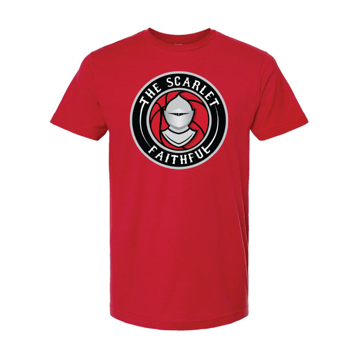 Scarlet Faithful Basketball T-Shirt