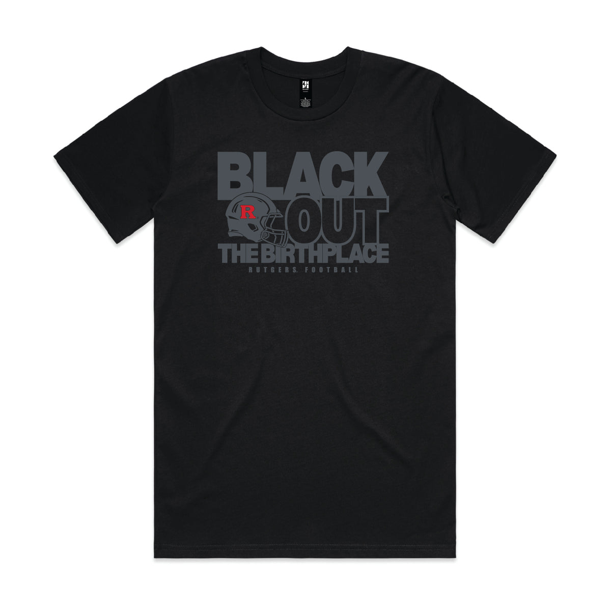 The Unofficial, Official Rutgers Football Blackout T-Shirt *PRE-ORDER* My Store rutgers merchandise and apparel