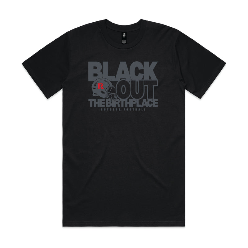 The Unofficial, Official Rutgers Football Blackout T-Shirt *PRE-ORDER* My Store rutgers merchandise and apparel