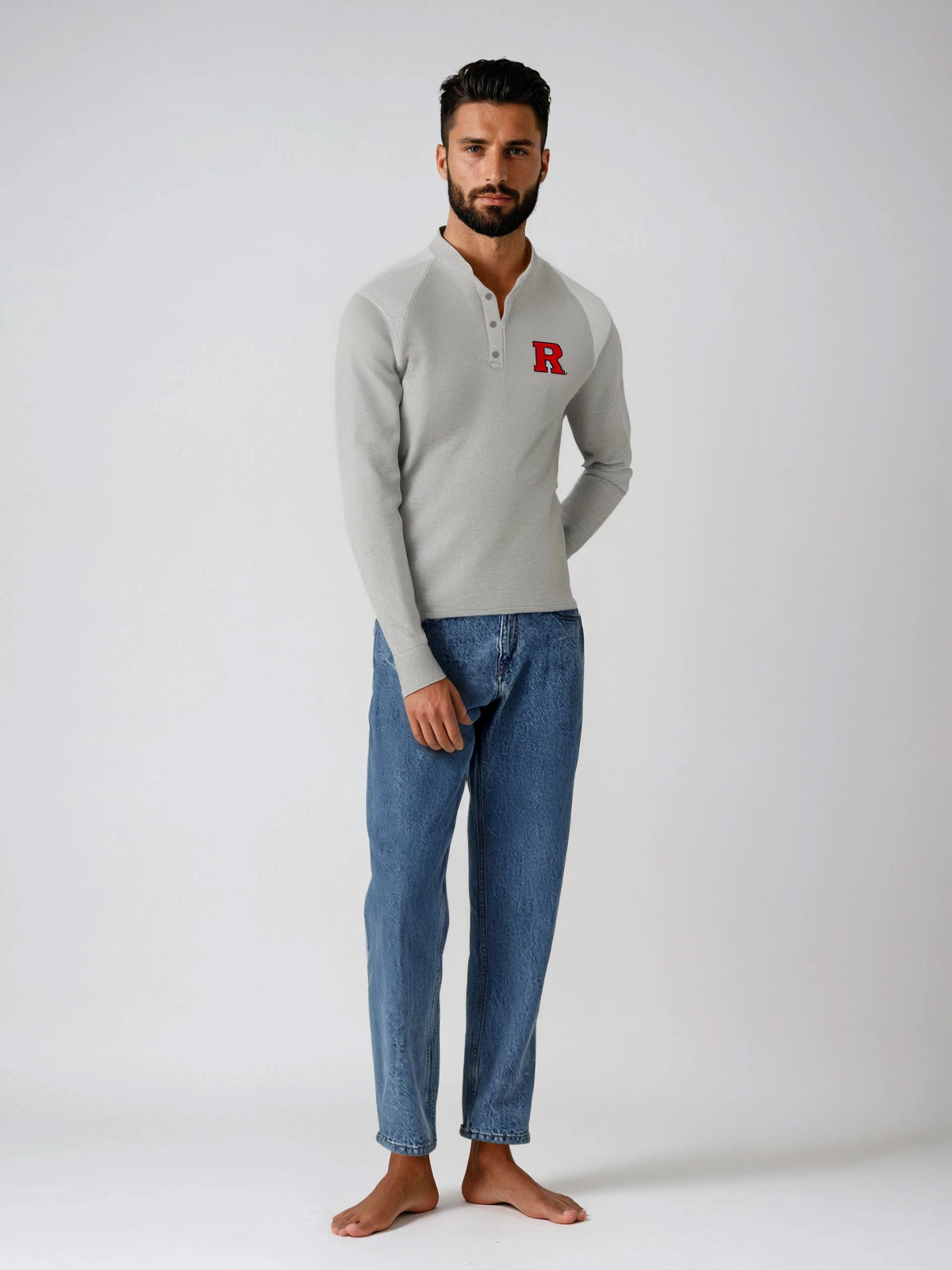 Embroidered "R Bar" Unisex Falmouth Pullover