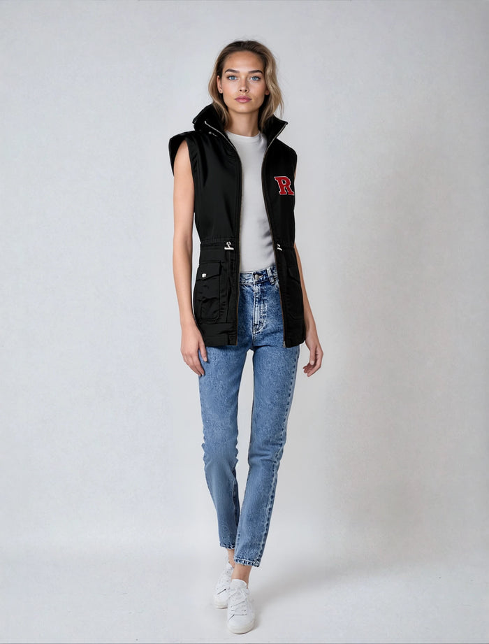 Embroidered "R Bar" Women's Utility Vest