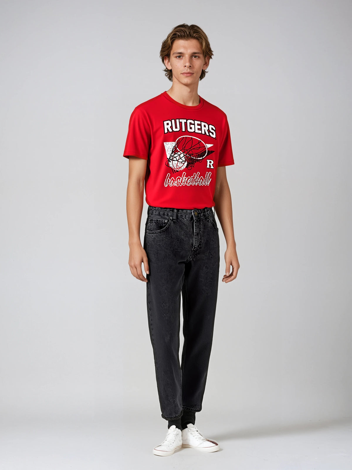 Rutgers Basketball Net T-Shirt
