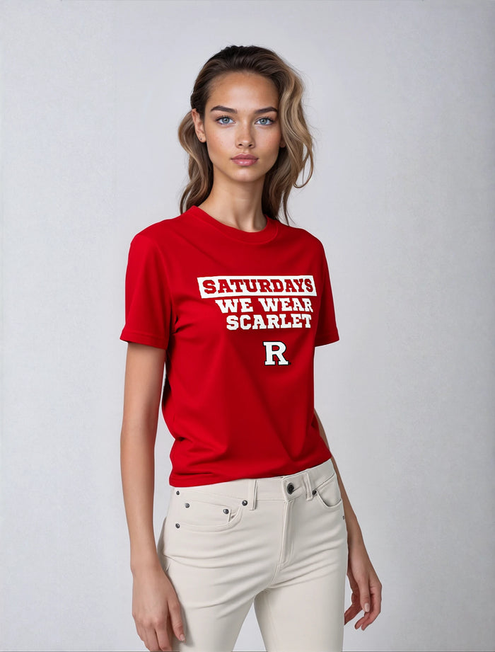 Saturdays, We Wear Scarlet T-Shirt