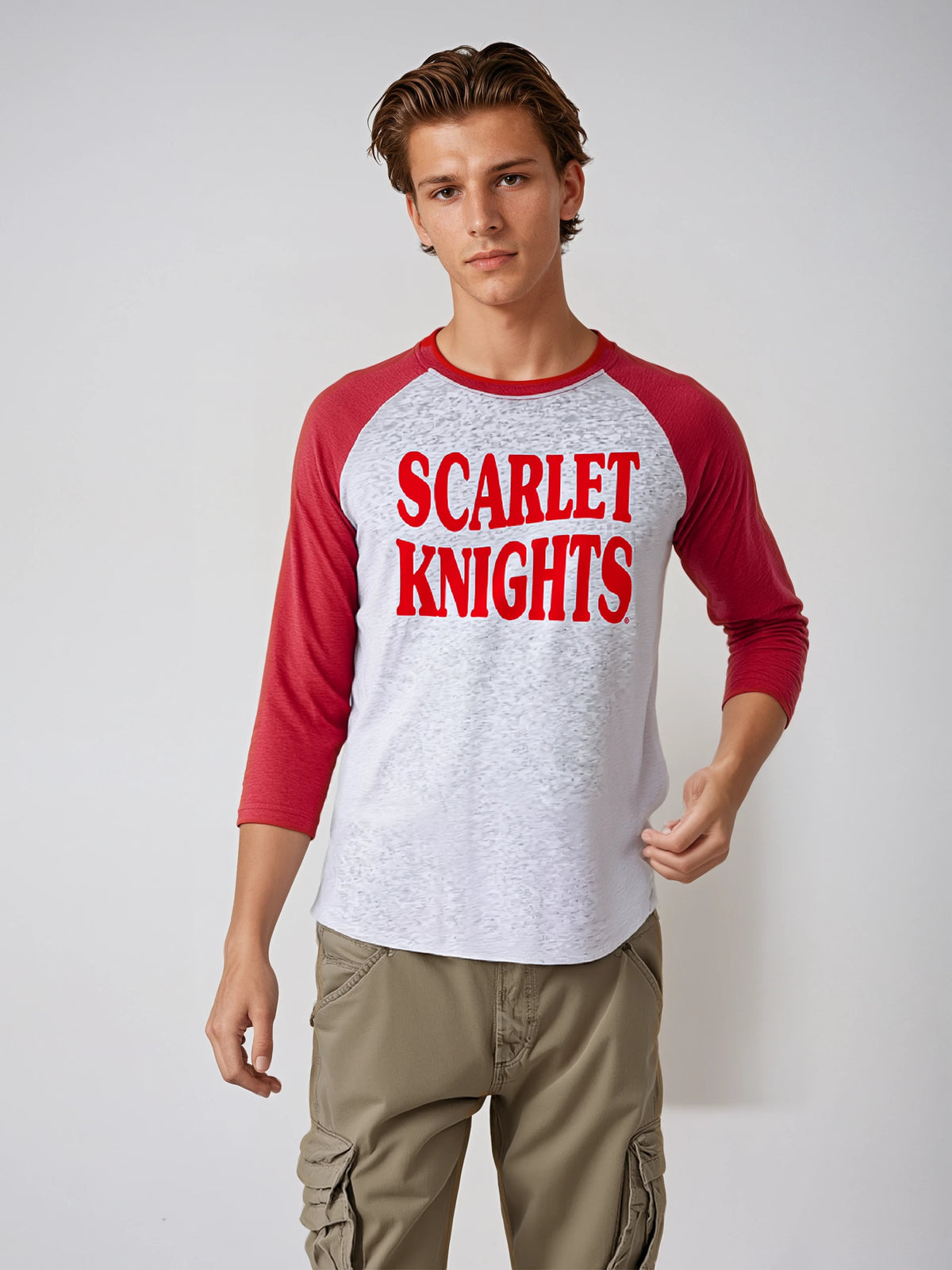 Scarlet Wave Baseball T-Shirt