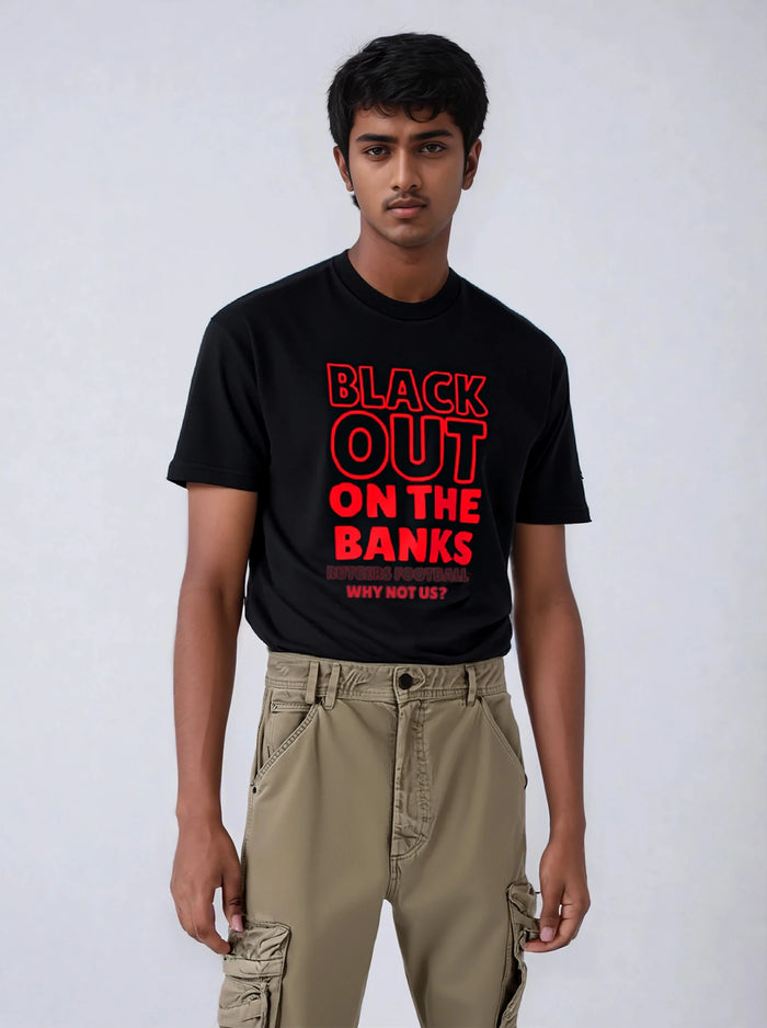 Rutgers Football Blackout T-Shirt