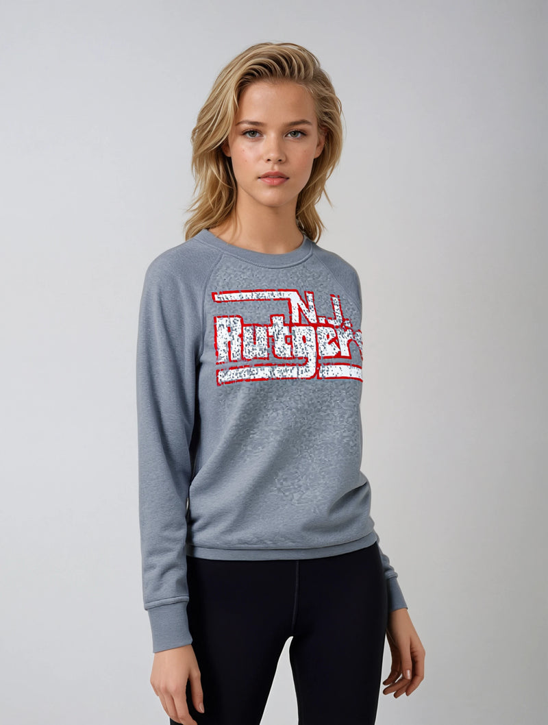 NJ Rutgers Vintage Crewneck Fleece