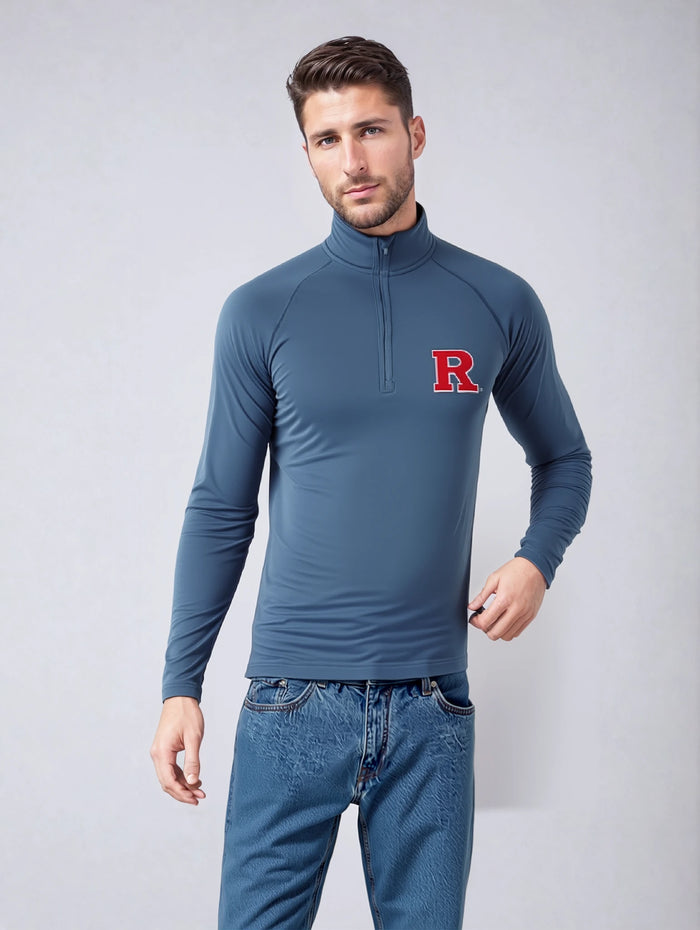 Embroidered "R Bar" Unisex Seaport Quarter Zip