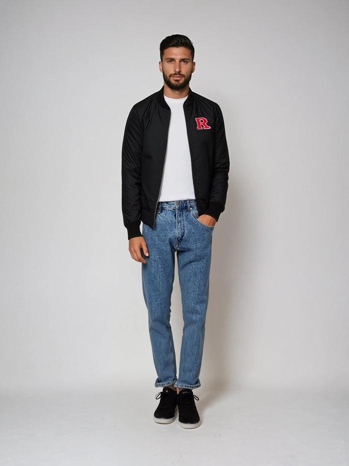 Embroidered "R Bar" Unisex Flight Jacket