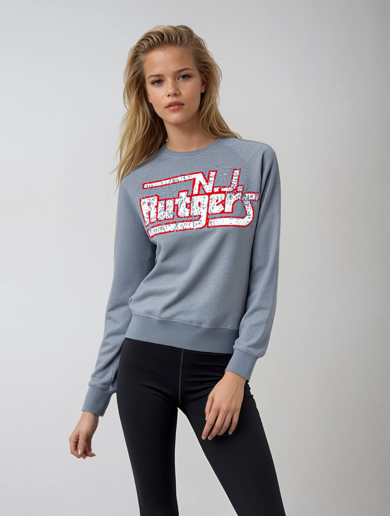 NJ Rutgers Vintage Crewneck Fleece