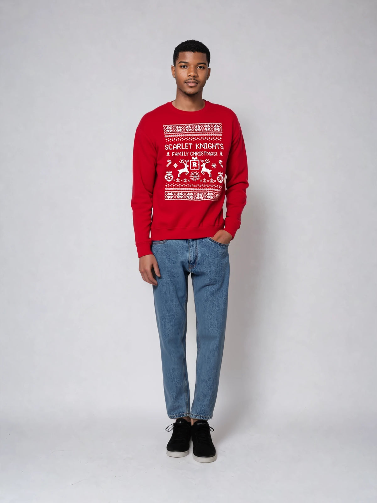 Ugly Holiday Sweater Crewneck Fleece