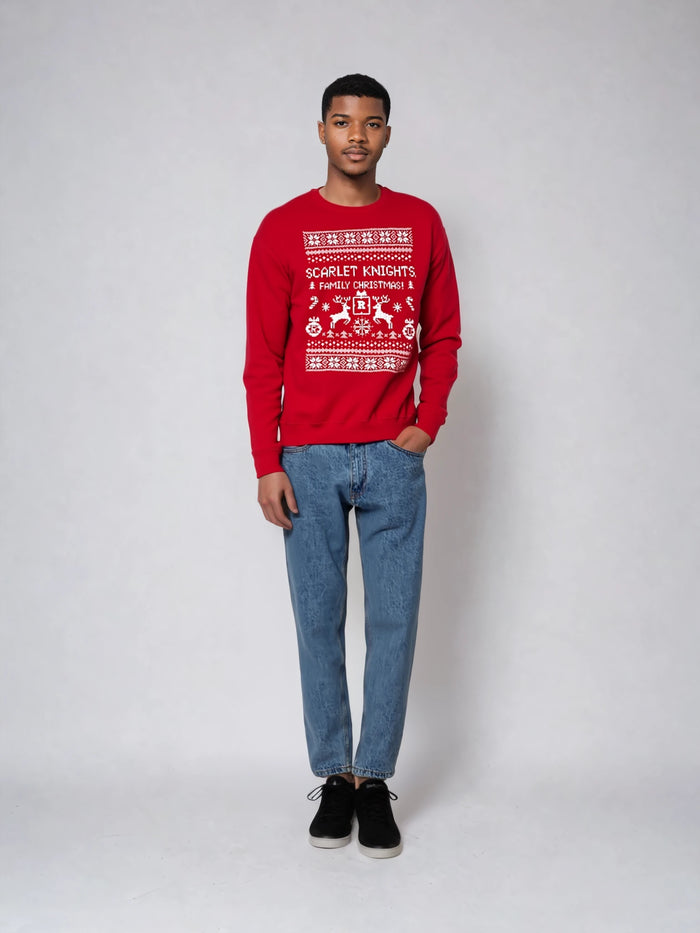 Ugly Holiday Sweater Crewneck Fleece