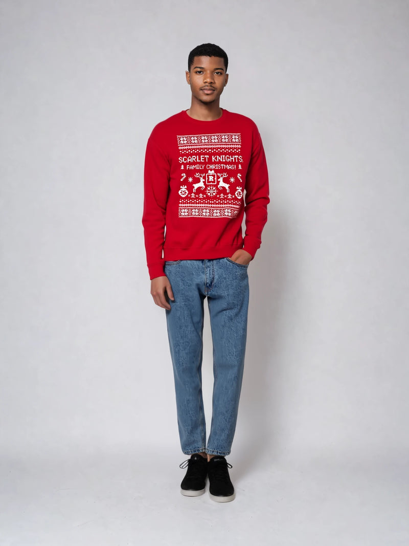 Ugly Holiday Sweater Crewneck Fleece