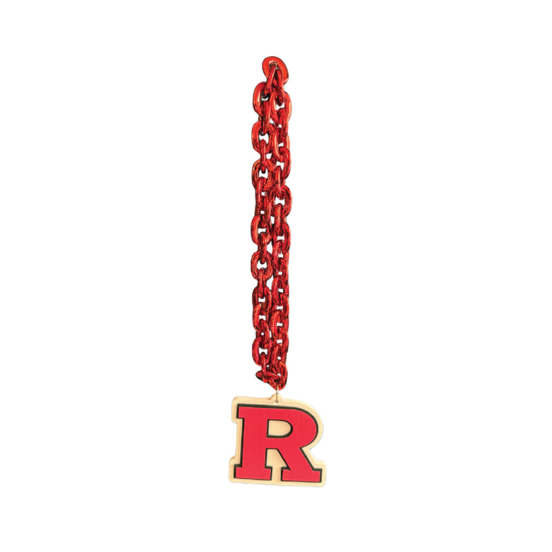 Rutgers 3D Big Chain Foam Necklace