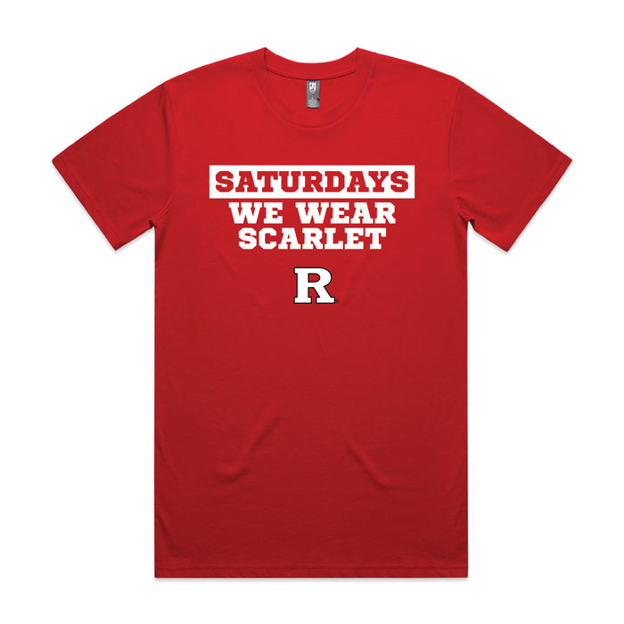 Saturdays, We Wear Scarlet T-Shirt
