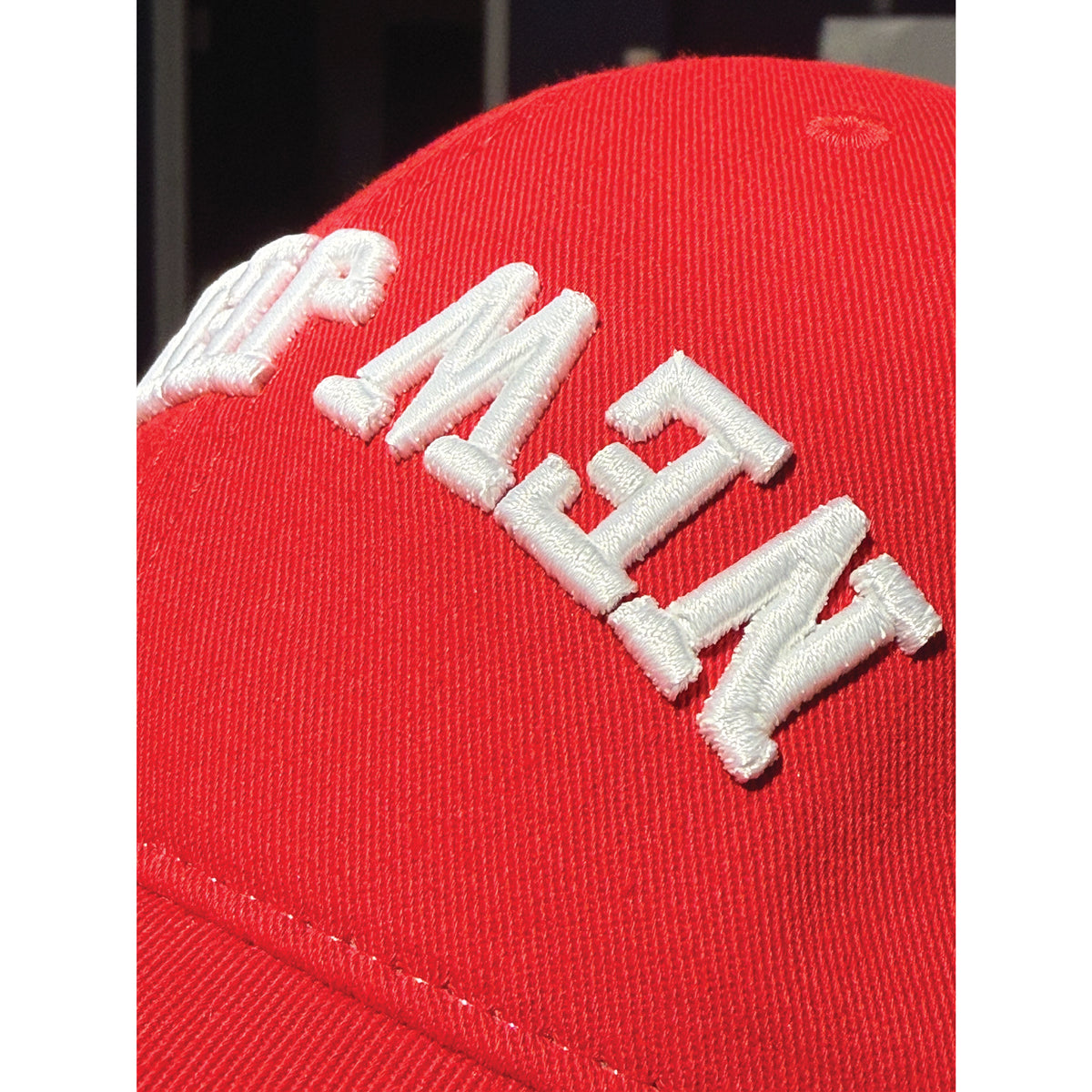 Upside Down New Jersey Trucker Hat