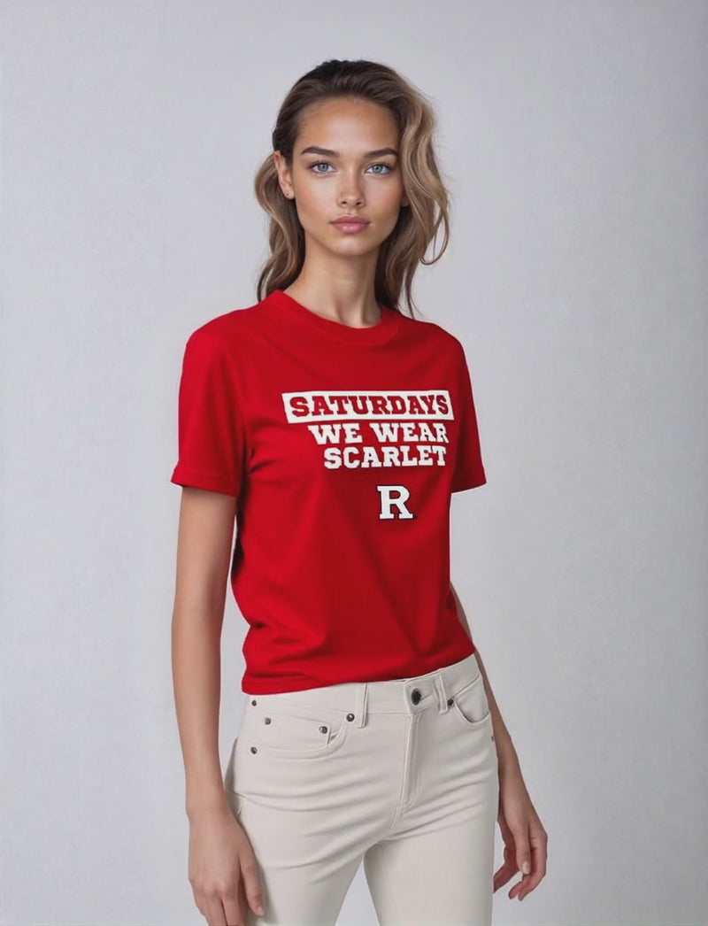 Saturdays, We Wear Scarlet T-Shirt