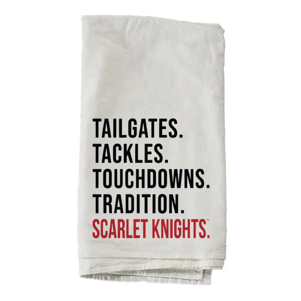 Tailgates. Tackles. Touchdowns. Tradition. Tea Towel My Store