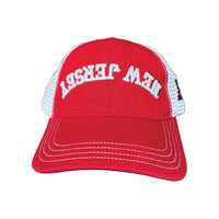 Upside Down New Jersey Trucker Hat