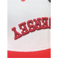 Upside Down New Jersey Fitted Hat